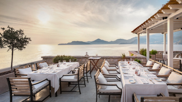 Aman Sveti Stefan, Montenegro - Arva Restaurant, Upper Taverna