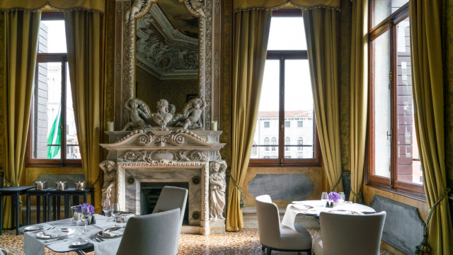 Aman Venice, Italy - Dining - Yellow Room